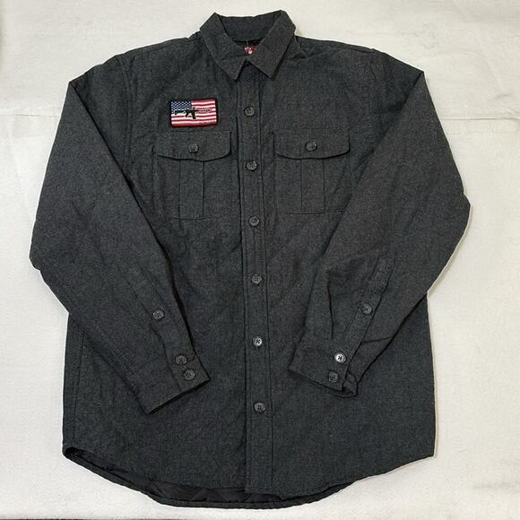 HOWITZER Other - HOWITZER Men's Surrender Quilted Button Down Lined Jacket 100% Cotton Small New